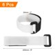 thumbnail image 2 of Uxcell 6 Pcs Reusable Battery Tie Down Straps, 1"x8" Nylon Multipurpose Battery Hold Down Adjustable Cinch Strap Hook Loop Fastening Tie for Quadcopters FPV RC Drone Boat Car, White, 2 of 6