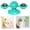 Cyan, variant on Interactive Cat Toys with Catnip and LED Light,Windmill Spinner Self Play for Indoor Cats with Kick Ball for Exercise and Boredom Relief Kittens，Cyan