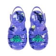 thumbnail image 2 of Viluyesy Boys Girls Jelly Sandals Closed Toe Hook Loop Strap Dinosaur Cartoon Summer Water Beach Shoes for Kids Dark Blue Size 4-5 Years, 2 of 6