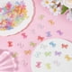 thumbnail image 4 of 100 cuentas acrílicas transparentes de 14 mm con lazo colorido, bonitas cuentas espaciadoras para manualidades, 10 colores, 4 of 5