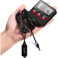 thumbnail image 4 of 2 Pieces Digital Reptile Thermometer Hygrometer with Probes Terrarium Reptile Humidity Gauge Indoor Outdoor Digital Pet Temperature and Humidity Gauge for Reptiles Terrarium Pet Keeping, 4 of 7