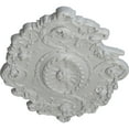 thumbnail image 3 of 30 1/2"W x 20"H x 1 1/2"P Strasbourg Ceiling Medallion Frost Finished, 3 of 4