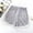 Grey, variant on Girls Shorts Loose Fit Yellow Shorts Elastic Biker Shorts 18-24 Months