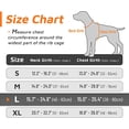 thumbnail image 2 of Arnés naranja para perros grandes, ajustable, reflectante y antitirones, fácil de poner, con asa de control, transpirable, duradero, para perros medianos y grandes., 2 of 5