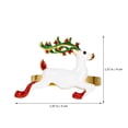thumbnail image 4 of 2pcs Christmas Reindeer Shape Napkin Rings Napkin Holders for Dinning Room, 4 of 9