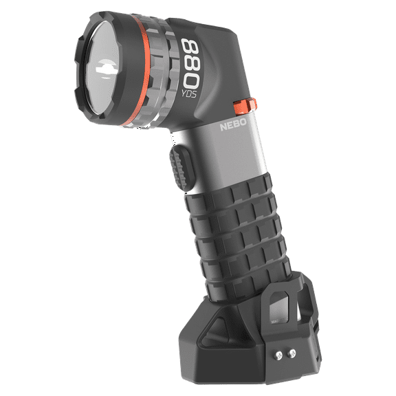 NEBO Luxtreme Rechargeable Spotlight with Durable Anodized Aircraft-Grade Aluminum, USB Charging Cable and Batteries Included, also in 1 mile Beam, 3/4 mile Beam, 1/2 mile Beam, 1/4 mile Beam
