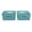 Blue, variant on Simplify 2 Pack Medium Herringbone Plastic Storage Basket in White