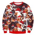 thumbnail image 1 of Jersey Vintage de los 90 para hombre, sudaderas de cuello redondo, chándal de Navidad feo, ropa de calle de gran tamaño, traje Harajuku, ropa masculina, 1 of 4