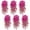 Hot Pink, variant on 6PCS Artificial Hanging Flowers, UV Resistant Fake Plastic Faux Hanging Plants Morning Glory Vines for Indoor Outdoor Garden Porch Eave Wedding Wall Décor