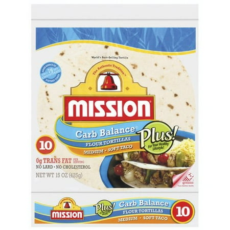 Gruma Mission Carb Balance Tortillas, 10 ea