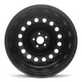thumbnail image 2 of New Wheel For 2003-2008 Pontiac Vibe 16 Inch Black Steel Rim, 2 of 5