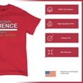 thumbnail image 4 of Tee Hunt Find Your Patience Before I Lose Mine Funny T-Shirt Sarcasm Men's Tee, Red, Small, 4 of 5