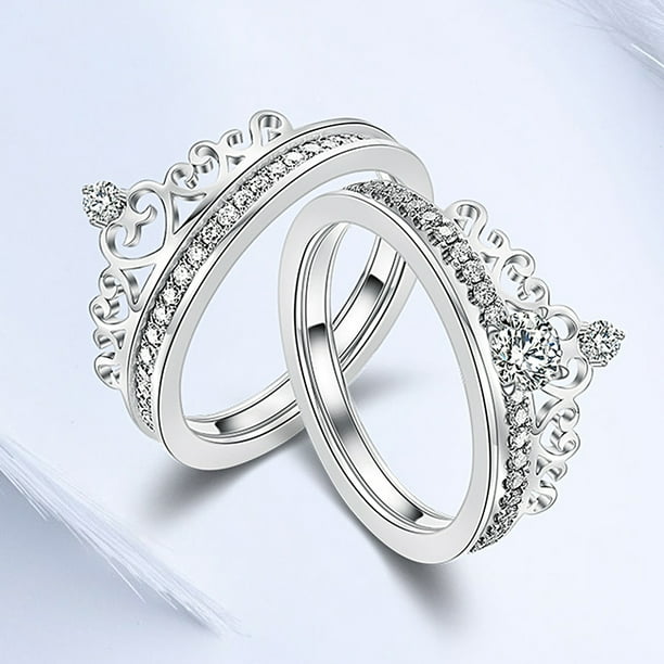 Platinum crown ring discount