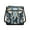Blue-Boho Elephant, variant on Tiger Print Women Satchel Bag Leather Crossbody Shoulder Handbag Hobo Purse with Adjustable Strap, Portable Cross Body Purse for Travel Shopping Work, White