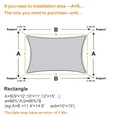 thumbnail image 2 of LOVE STORY Sun Shade Sail Rectangle 95% UV Block Sunshade Awning for Backyard Yard Deck Patio Garden Outdoor Activities and Facility, 10'x20' Dark Grey, 2 of 7
