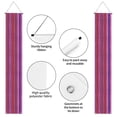 thumbnail image 4 of A Pair Of Decorative Banners 70.9×11.8in Can Be Reused And Easily Installed For Indoor Or Outdoor Or Anywhere Mediumvioletred Stripe_1, 4 of 7