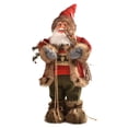 thumbnail image 2 of Snowman Ornamentos Colecciones, Colgante de decoración de árboles de Navidad, Decoraciones de estatuas de Navidad, Pieza central de mes 45 cm rojo corto Yotijar Figuras de Santa Claus, 2 of 7