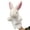 A, variant on Easter Bunny Plush Hand Puppet Soft Interactive Rabbit Animal Puppet Cuddly Stuffed Bunny Hand Doll for Storytelling Role Play Easter Birthday Gift Kids 10.24Inch