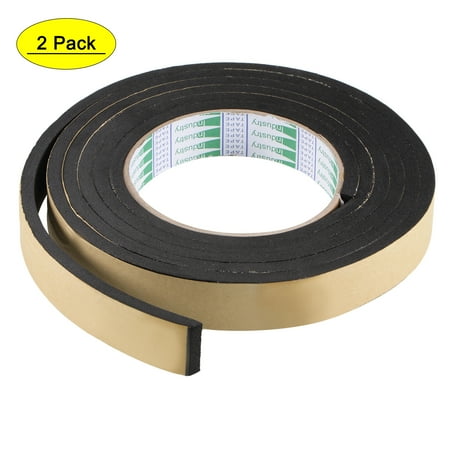 

Uxcell EVA Self Adhesive Sealing Foam Tape for Window Door Insulation 2pcs 0.78”x0.2”x6.56ft