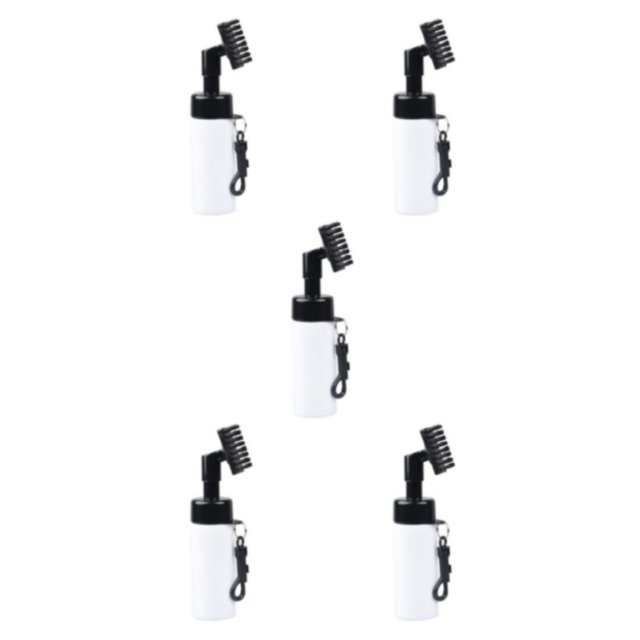 Cepillo de limpieza de golf Yuarrent Juego Llavero con Tubo color Blanco