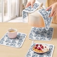 thumbnail image 5 of Blue Fruit Pot Holders for Kitchen Heatproof Potholder, 5 Pack Vintage Plant Nature Botanical Flower Floral Hot Pads Multipurpose Oven Pads Cloth Potholders Trivet for Cooking Baking, 5 of 8