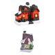 thumbnail image 1 of beautymall2017 2 piezas casa iluminada estatua ornamento luz pueblo conjunto decoración Sunnimix Casa de miniaturas, 1 of 8