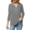 thumbnail image 6 of Womens T Shirts 2026 Short Sleeve V-Neck Shirts Cute Fit Summer Casual Tee Tops S-XXL, 6 of 8