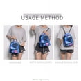 thumbnail image 2 of Bravo BTS Mini Backpack, Beautiful Fashion Design Casual Daypack, All Purpose Usage Bag 9" (Peace Bird), 2 of 2