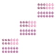 thumbnail image 2 of relayinert 24 Pcs/Ensemble Application Grand Décoration de Mariage Fête Maison Durable et Fiable Rose 3Ensemble, 2 of 6