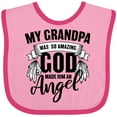 thumbnail image 3 of Inktastic My Grandpa Was So Amazing God Made Him an Angel Boys or Girls Baby Bib, 3 of 4