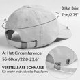 thumbnail image 3 of Laonim Men's and Women's Denim Ripped Hollow Outdoor Sun Hat Cap, 3 of 3