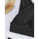 thumbnail image 4 of Trajes de baño de dos piezas para mujer, fruncido cruzado, talla S, 4 of 4