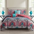 thumbnail image 2 of VCNY Home Casa Real Paisley Set de Couette de Lit Réversible 5 Pièces, Très Grand, 2 of 6