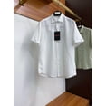 thumbnail image 4 of Camisa de hombre versátil, informal, de negocios, de manga corta, con solapa, clásica, nueva de verano, 4 of 5
