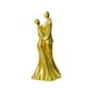 thumbnail image 4 of Figura de pareja, escultura moderna para bodas y coleccionables en la sala de estar. oro 85x67x18cm, 4 of 9