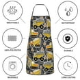 thumbnail image 6 of Pofeuu Excavator At Work Print Aprons with Pockets, Cute Aprons for Kitchen, Cooking, Server, Barber, Chef Apron, 6 of 7
