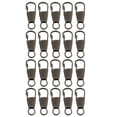thumbnail image 1 of Miangastore Detachable Zipper Puller Black 20Pcs 1x0.3x0.2In, 1 of 8