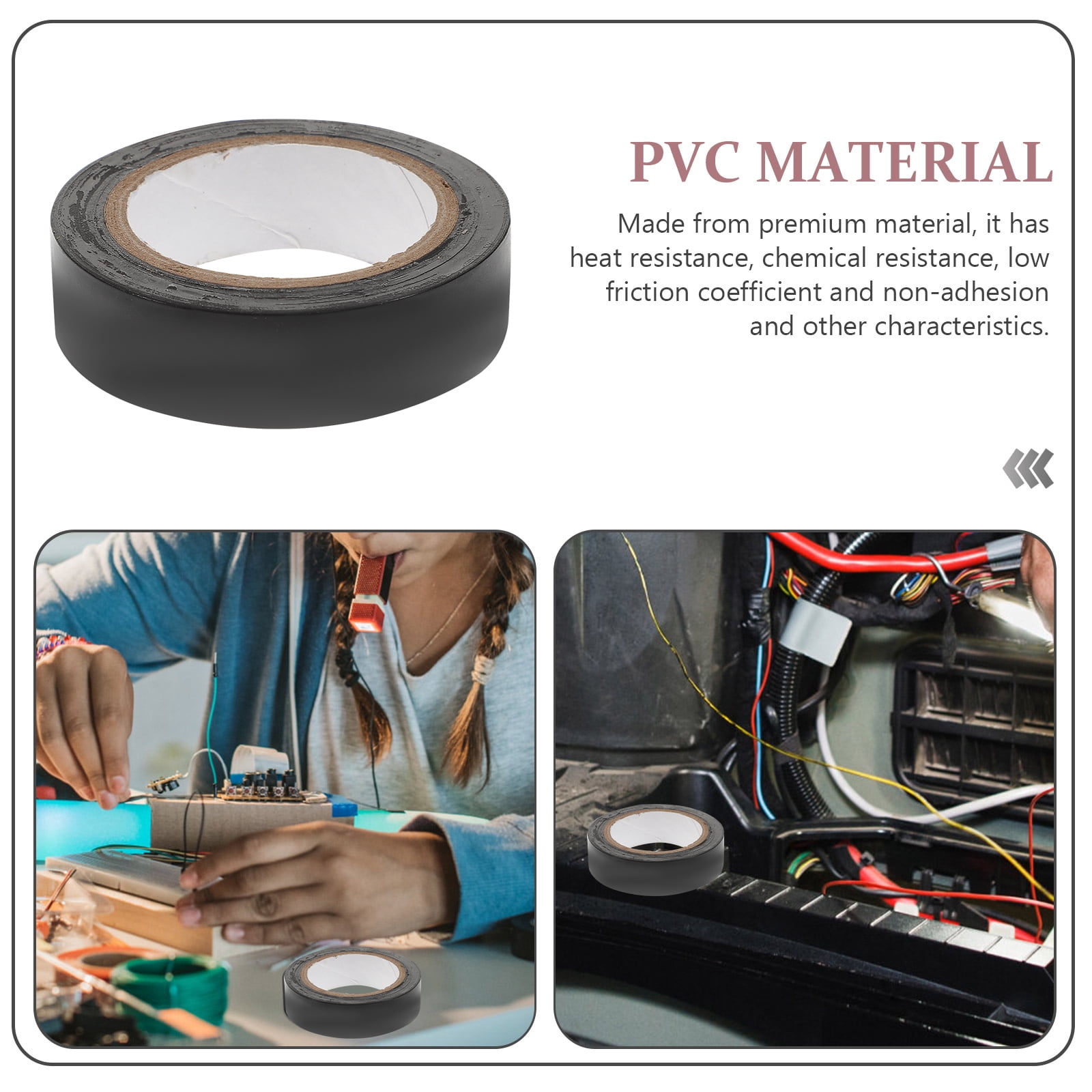 20 Rolls Insulation Tape Liquid Insulating Heat Resistant Wide Electrical Outdoor Furniture Pvc Rubber