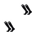 thumbnail image 1 of Greeniant Calcetines atléticos duraderos y elásticos para jugadores de hockey y fútbol, convenientes para instalar espinilleras en la negro para adulto 2Conjunto, 1 of 6