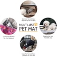 thumbnail image 5 of Mora Pets Cama ultra suave para mascotas (perro/gato) con lindos estampados | Alfombra de cama reversible de forro polar | Forro de cama para mascotas lavable a máquina, 5 of 5