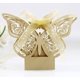 thumbnail image 1 of Cajas de papel con forma de mariposa recortadas con láser en color rosa para bombones y bodas, 50 unidades, 1 of 6