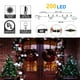 thumbnail image 2 of Guirnalda de luces navideñas Weillsnow, 200 LED, 20 m, resistente al agua, 2 of 9