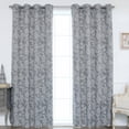 thumbnail image 3 of Best Home Fashion, Inc. Floral Vine Paisley Blackout Thermal Grommet Curtain Panels (Set of 2), 3 of 4
