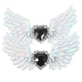 thumbnail image 1 of SHISUYAN 1 Pair Angel Wings Shoe Clips Decorations Goth Charms Wing Buckles, 1 of 8