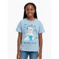 thumbnail image 3 of Disney Frozen Elsa Girls Short Sleeve Graphic T-Shirt, Sizes 4-16, 3 of 7