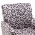 thumbnail image 4 of US Pride Furniture Contemporary Accent Arm Chair with Birch Wood Frame and Microfiber Upholstery Armchair for Office and Living Room Decor Removable Cushions 02 Printed Fabric, 4 of 4