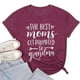 thumbnail image 1 of Camiseta informal de mujer con cuello redondo y estampado de letras: jersey de manga corta para otoño y vacaciones, 1 of 2