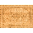 thumbnail image 1 of Ahgly Company Indoor Rectangle Abstract Orange Modern Area Rugs, 8' x 12', 1 of 4