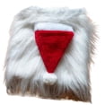 thumbnail image 2 of Gorro de Papá para gatos, cálido y creativo, ideal para disfrazar a tu mascota en estas fiestas. para gatos, cachorros y perros. Blanco L, 2 of 8