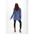 thumbnail image 4 of Women’s Denim Long Sleeve Causal Blouse Shirts Soft Lightweight Fashion, 4 of 4